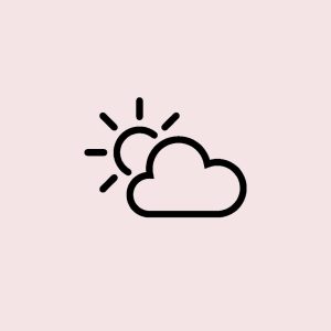 Best Weather Icon Aesthetic for ios