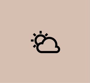 Best Weather Icon Aesthetic for iphone