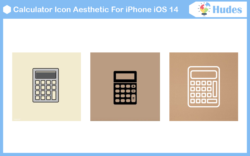 Calculator Icon Aesthetic For iPhone iOS 14